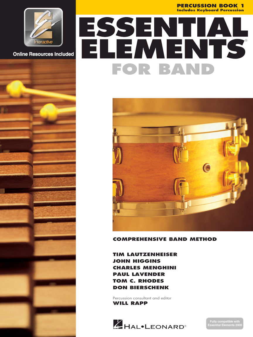H.Leonard Essential Elements for Percussion - Book 1