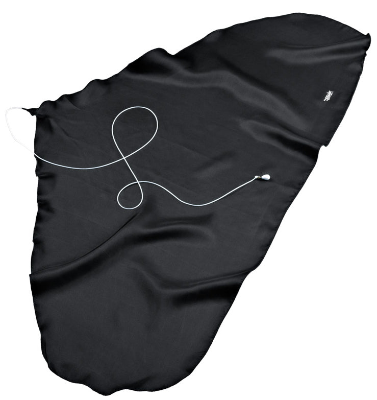 Bass Clarinet Silk Swab - Black