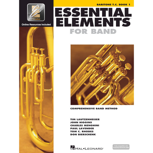 H.Leonard Essential Elements for Baritone and Euphonium in Treble Clef - Book 1