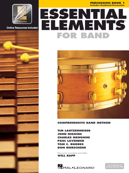 H.Leonard Essential Elements for Percussion - Book 1