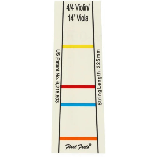 First Frets Fingerboard Sticker - 4/4 Size Violin / 14-Inch Viola